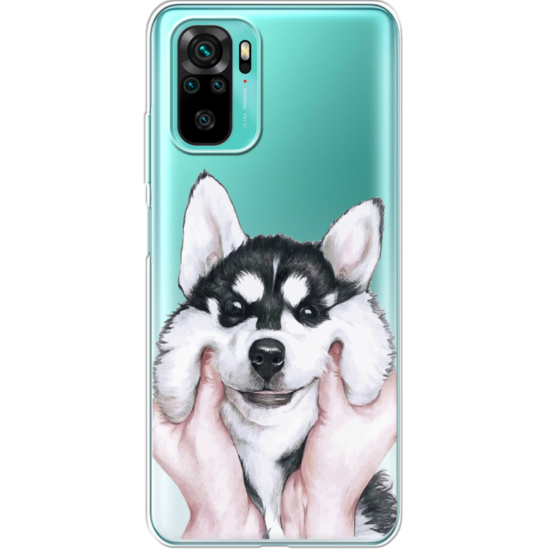 Прозрачный чехол BoxFace Xiaomi Redmi Note 10/ Note 10S Husky