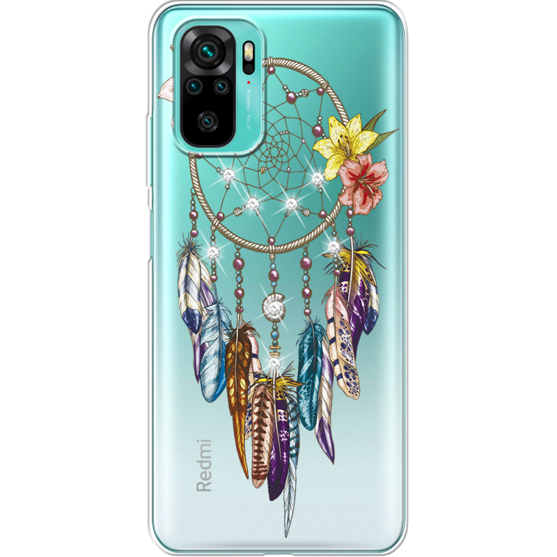 Чехол со стразами Xiaomi Redmi Note 10/ Note 10S Dreamcatcher