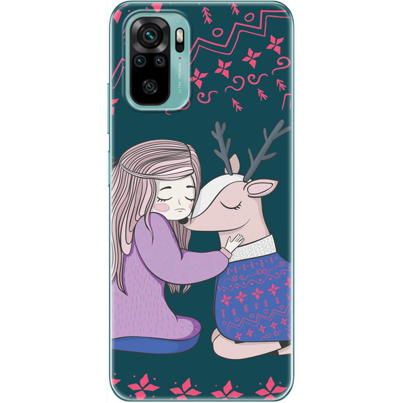 Чехол BoxFace Xiaomi Redmi Note 10/ Note 10S Girl and deer