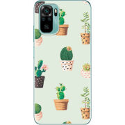 Чехол BoxFace Xiaomi Redmi Note 10/ Note 10S L-green Cacti