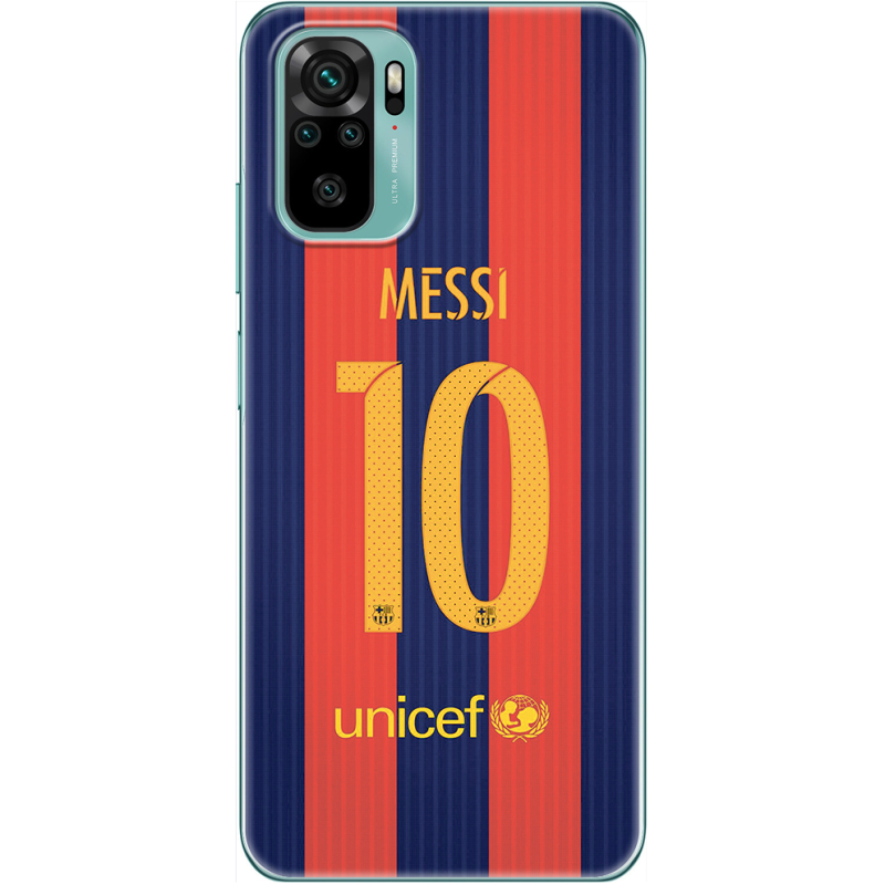 Чехол BoxFace Xiaomi Redmi Note 10/ Note 10S Messi 10