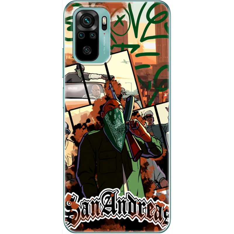 Чехол BoxFace Xiaomi Redmi Note 10/ Note 10S GTA San Andreas