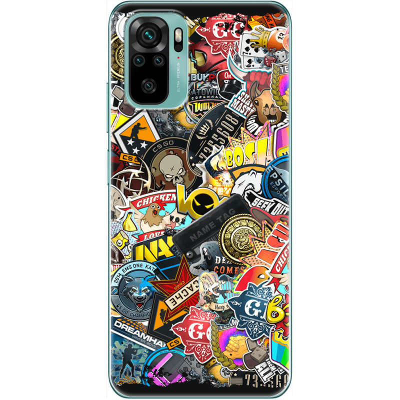 Чехол BoxFace Xiaomi Redmi Note 10/ Note 10S CS:Go Stickerbombing