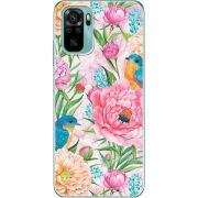 Чехол BoxFace Xiaomi Redmi Note 10/ Note 10S Birds in Flowers