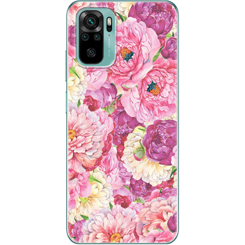 Чехол BoxFace Xiaomi Redmi Note 10/ Note 10S Pink Peonies