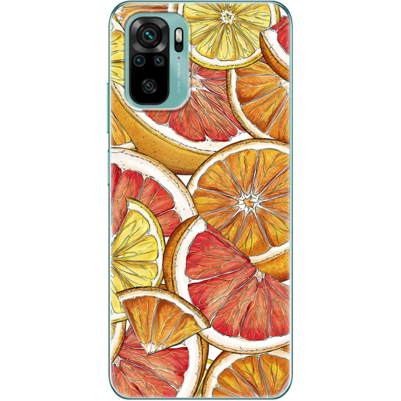 Чехол BoxFace Xiaomi Redmi Note 10/ Note 10S Citrus Pattern