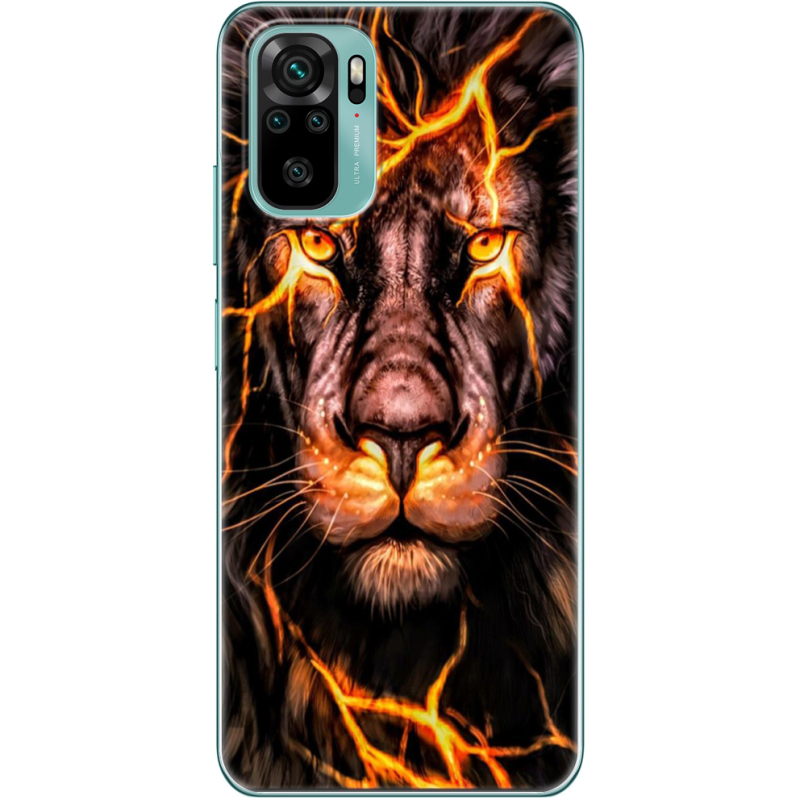 Чехол BoxFace Xiaomi Redmi Note 10/ Note 10S Fire Lion