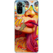 Чехол BoxFace Xiaomi Redmi Note 10/ Note 10S Yellow Girl Pop Art