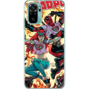 Чехол BoxFace Xiaomi Redmi Note 10/ Note 10S Deadpool and Mary Jane