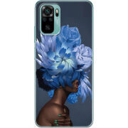 Чехол BoxFace Xiaomi Redmi Note 10/ Note 10S Exquisite Blue Flowers