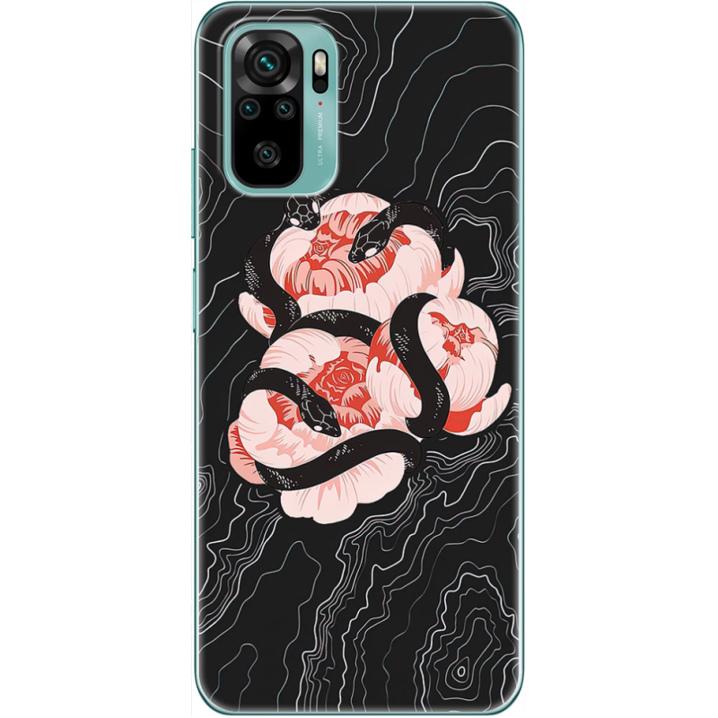 Чехол BoxFace Xiaomi Redmi Note 10/ Note 10S Snake Rose