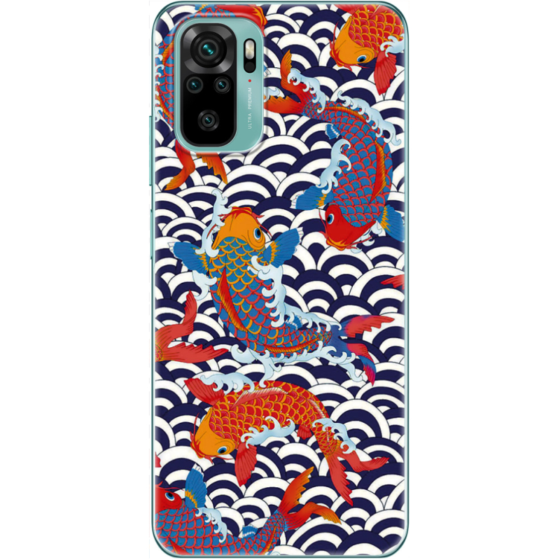 Чехол BoxFace Xiaomi Redmi Note 10/ Note 10S Koi Fish