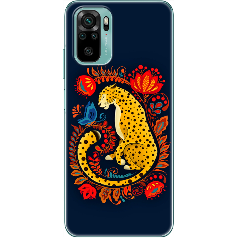 Чехол BoxFace Xiaomi Redmi Note 10/ Note 10S Petrykivka Leopard