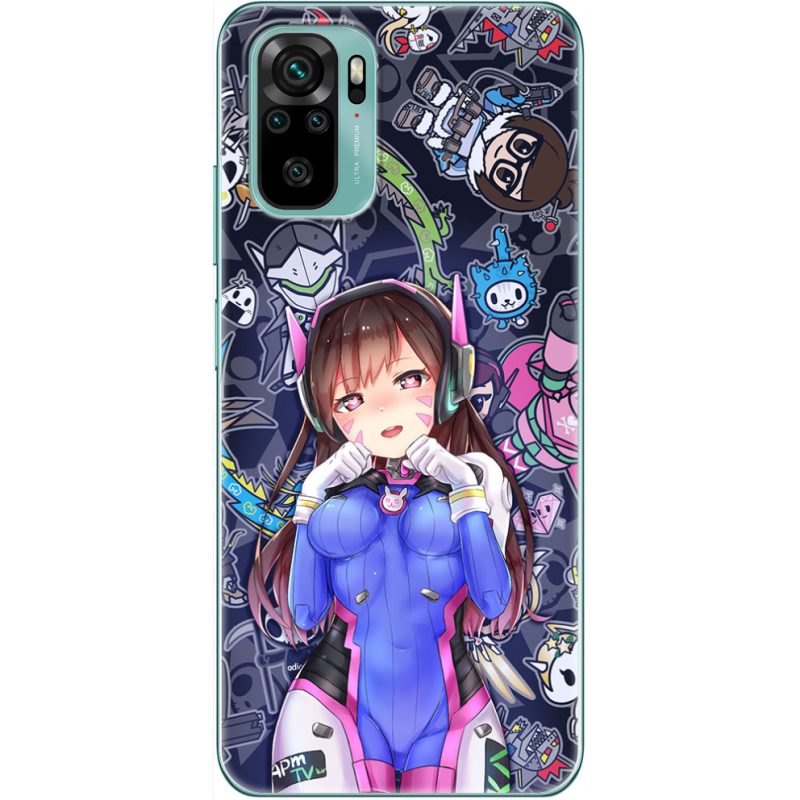 Чехол BoxFace Xiaomi Redmi Note 10/ Note 10S Overwatch D.VA