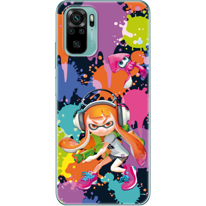 Чехол BoxFace Xiaomi Redmi Note 10/ Note 10S Splatoon Inklings