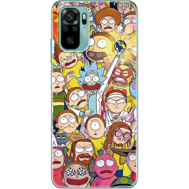 Чехол BoxFace Xiaomi Redmi Note 10/ Note 10S Rick and Morty