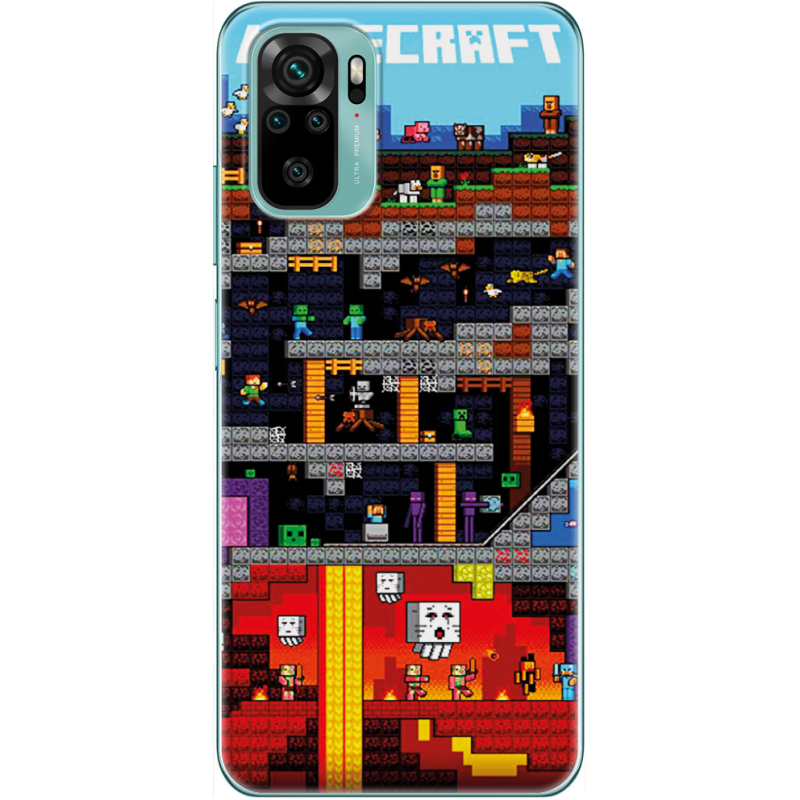 Чехол BoxFace Xiaomi Redmi Note 10/ Note 10S Minecraft Lode Runner