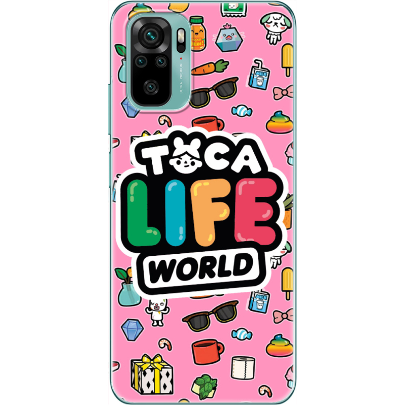 Чехол BoxFace Xiaomi Redmi Note 10/ Note 10S Toca Boca Life World