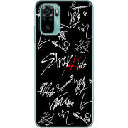 Чехол BoxFace Xiaomi Redmi Note 10/ Note 10S Stray Kids автограф