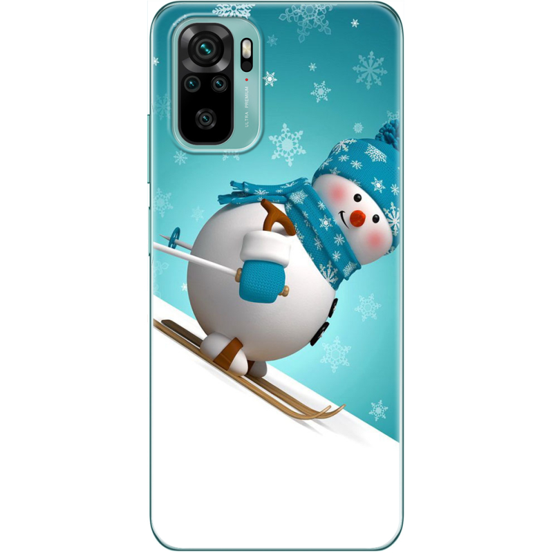 Чехол BoxFace Xiaomi Redmi Note 10/ Note 10S Skier Snowman