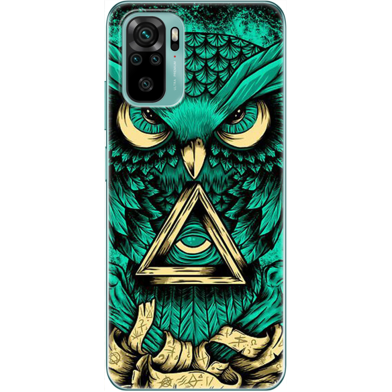 Чехол BoxFace Xiaomi Redmi Note 10/ Note 10S Masonic Owl