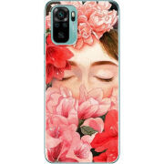 Чехол BoxFace Xiaomi Redmi Note 10/ Note 10S Girl in Flowers