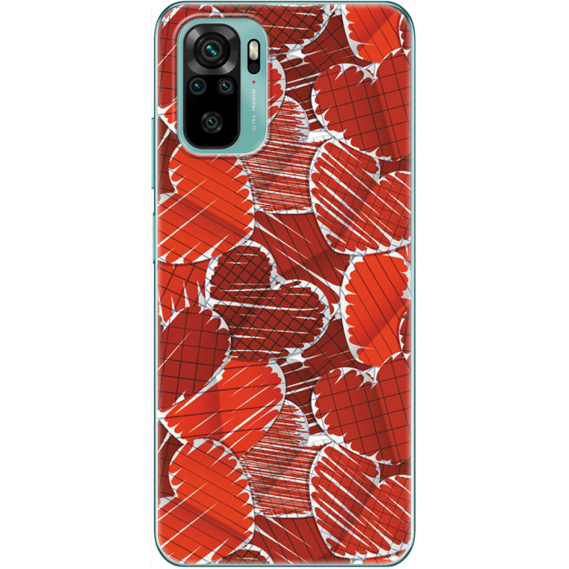 Чехол BoxFace Xiaomi Redmi Note 10/ Note 10S Heart Strings