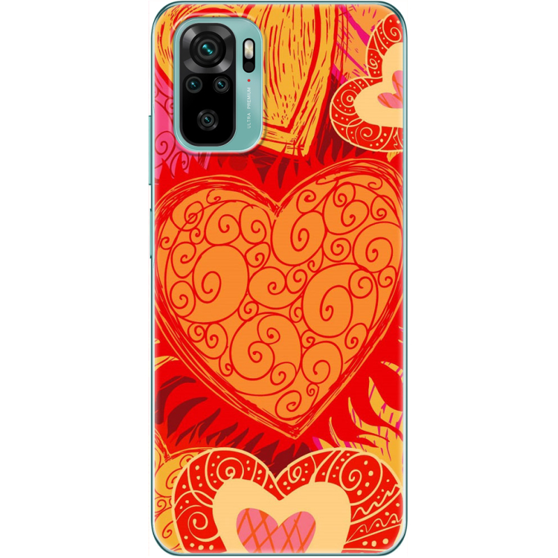 Чехол BoxFace Xiaomi Redmi Note 10/ Note 10S Warm Hearts