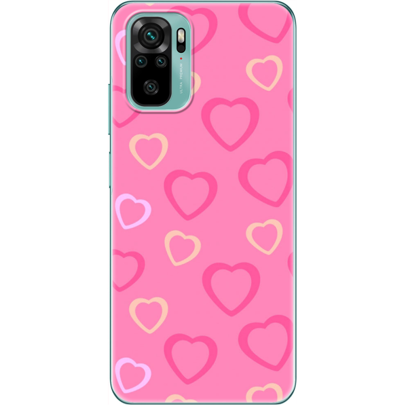 Чехол BoxFace Xiaomi Redmi Note 10/ Note 10S Sugar Hearts