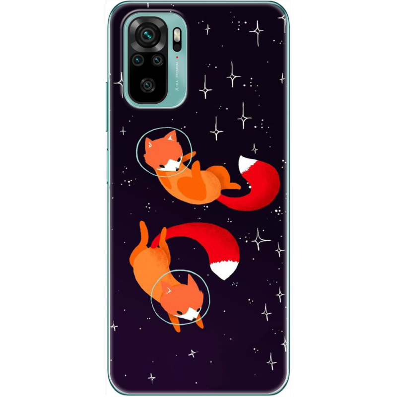 Чехол BoxFace Xiaomi Redmi Note 10/ Note 10S Fox-Astronauts