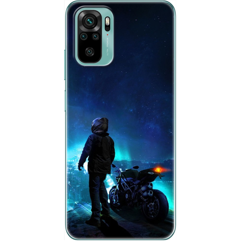 Чехол BoxFace Xiaomi Redmi Note 10/ Note 10S Motorcyclist