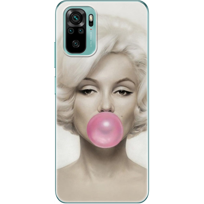 Чехол BoxFace Xiaomi Redmi Note 10/ Note 10S Marilyn Monroe Bubble Gum