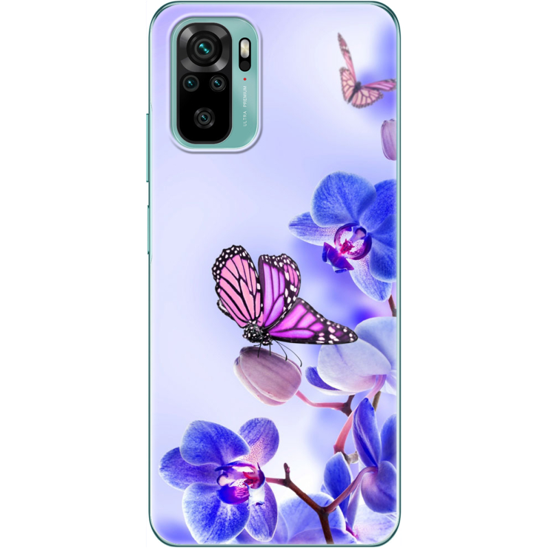 Чехол BoxFace Xiaomi Redmi Note 10/ Note 10S Orchids and Butterflies