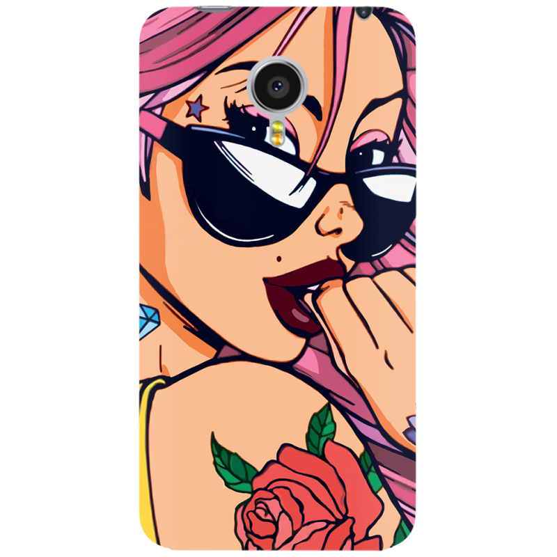 Чехол Uprint Meizu MX4 Pink Girl