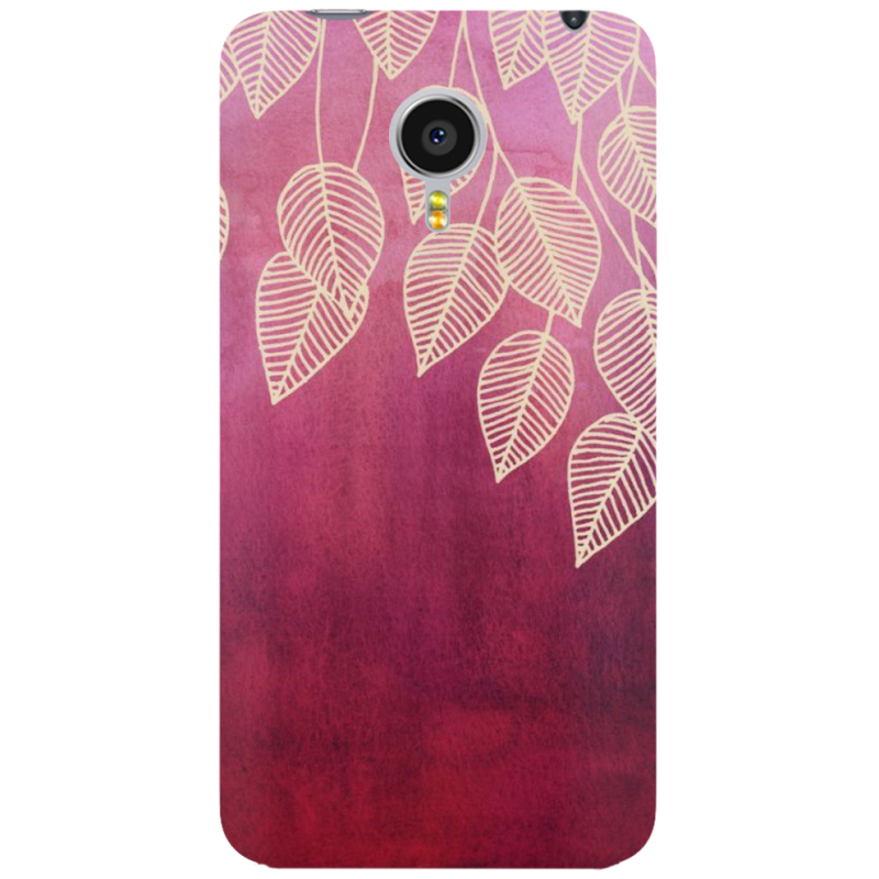 Чехол Uprint Meizu MX4 Gold Leaves