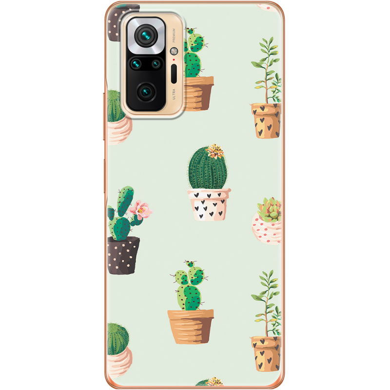 Чехол BoxFace Xiaomi Redmi Note 10 Pro L-green Cacti