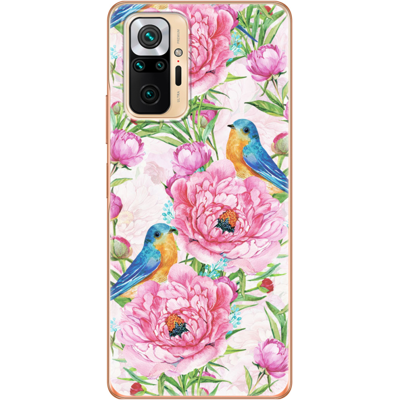 Чехол BoxFace Xiaomi Redmi Note 10 Pro Birds and Flowers