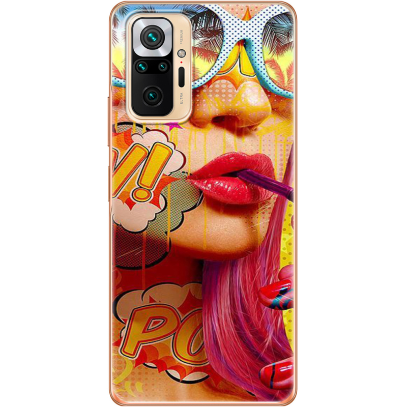 Чехол BoxFace Xiaomi Redmi Note 10 Pro Yellow Girl Pop Art