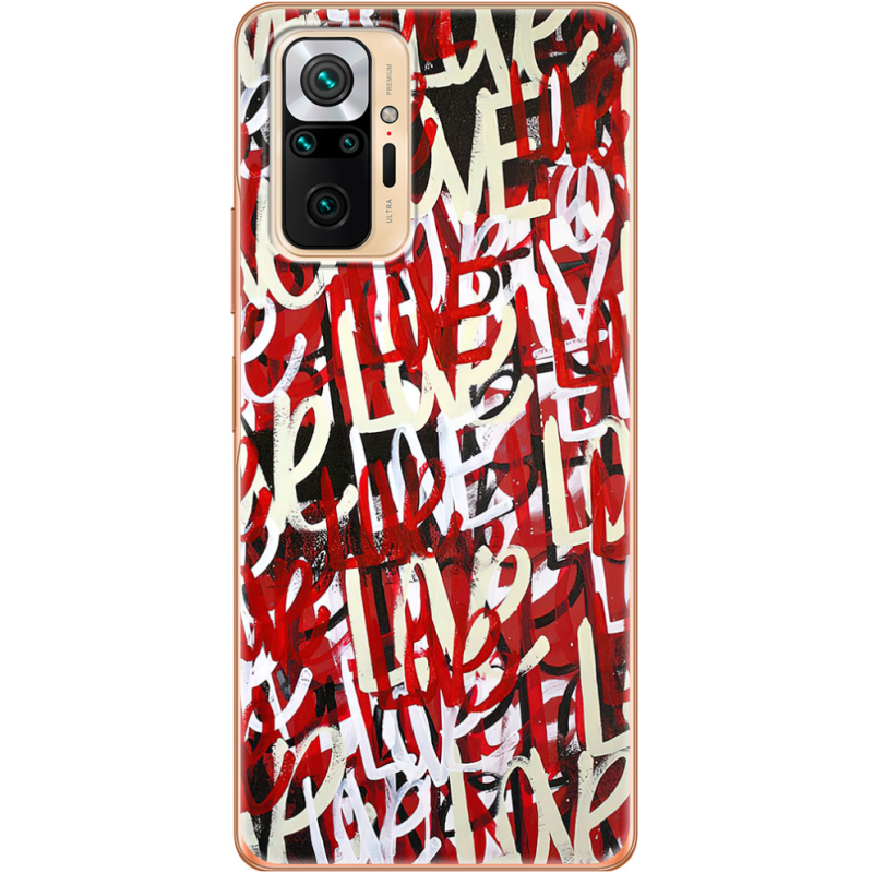 Чехол BoxFace Xiaomi Redmi Note 10 Pro Love Graffiti