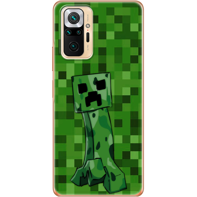 Чехол BoxFace Xiaomi Redmi Note 10 Pro Minecraft Creeper