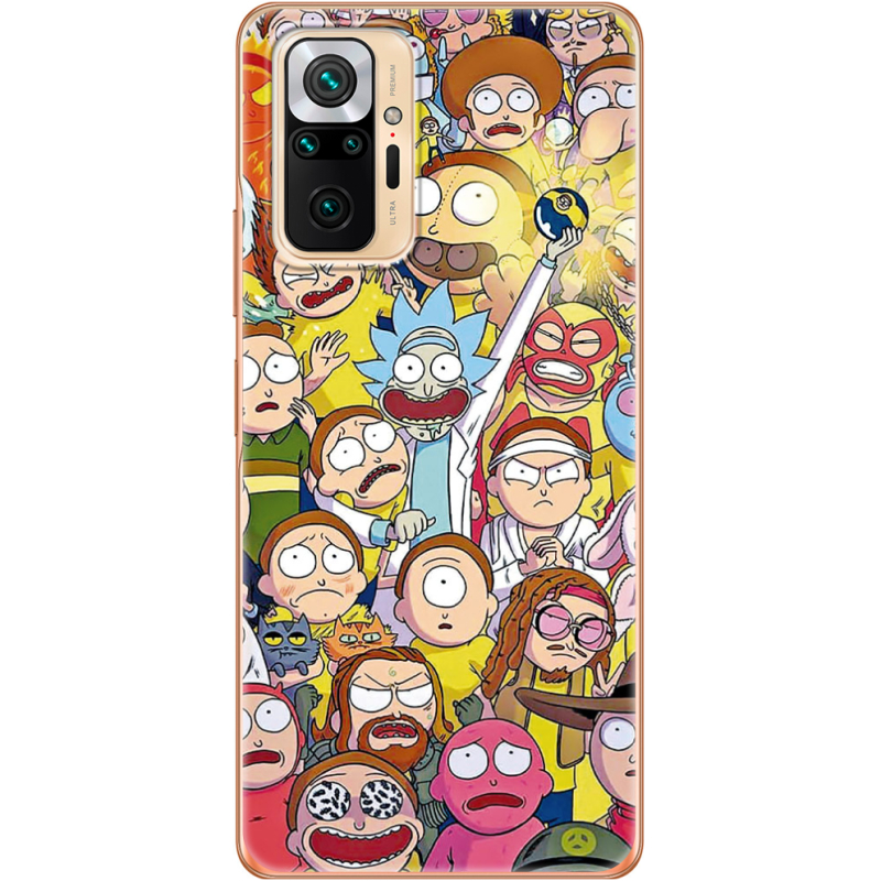 Чехол BoxFace Xiaomi Redmi Note 10 Pro Rick and Morty