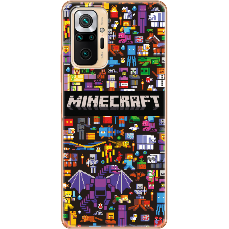 Чехол BoxFace Xiaomi Redmi Note 10 Pro Minecraft Mobbery