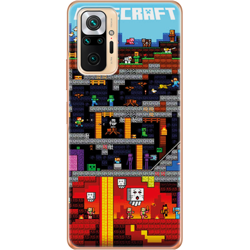 Чехол BoxFace Xiaomi Redmi Note 10 Pro Minecraft Lode Runner