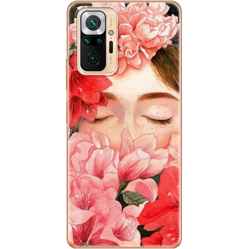 Чехол BoxFace Xiaomi Redmi Note 10 Pro Girl in Flowers