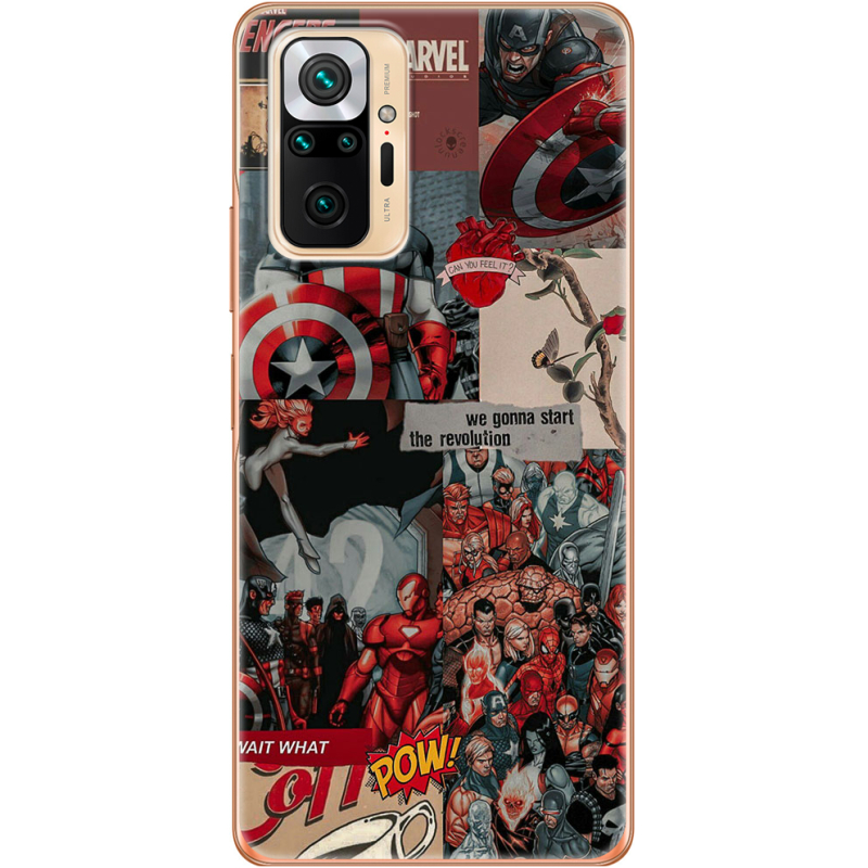 Чехол BoxFace Xiaomi Redmi Note 10 Pro Marvel Avengers
