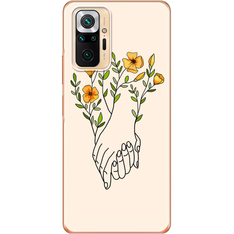 Чехол BoxFace Xiaomi Redmi Note 10 Pro Flower Hands