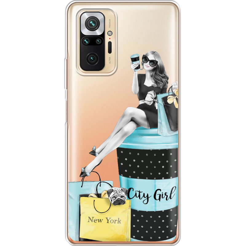 Прозрачный чехол BoxFace Xiaomi Redmi Note 10 Pro City Girl