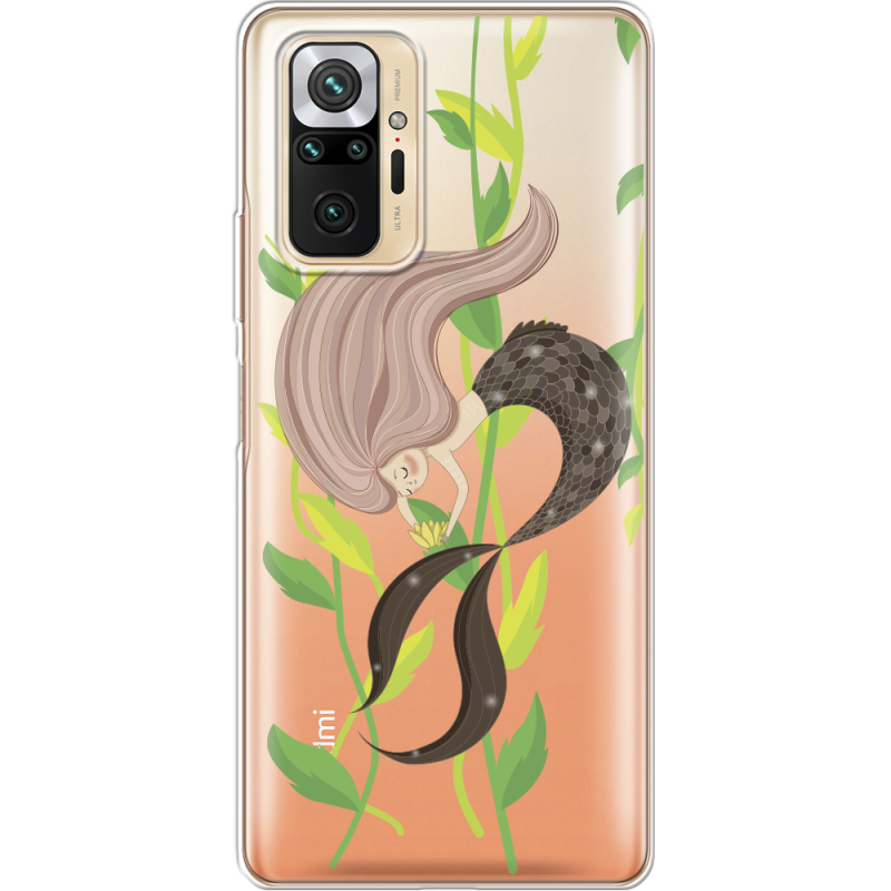 Прозрачный чехол BoxFace Xiaomi Redmi Note 10 Pro Cute Mermaid