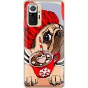 Прозрачный чехол BoxFace Xiaomi Redmi Note 10 Pro Winter Puggy