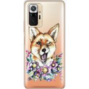 Прозрачный чехол BoxFace Xiaomi Redmi Note 10 Pro Winking Fox